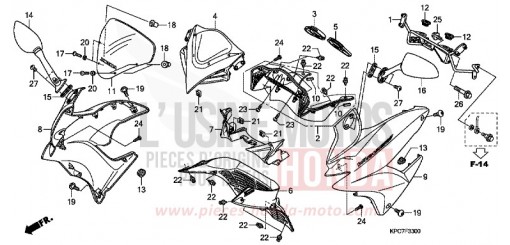 CAPOT XL125VB de 2011